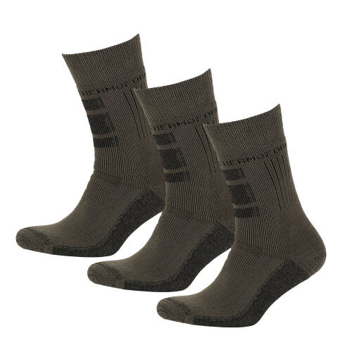 Thermoform Worker Çorap 3'lü Paket Haki - 1