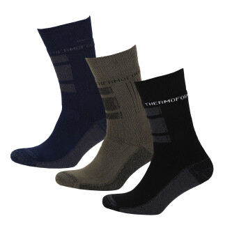 Thermoform Worker Çorap 3'lü Paket Siyah-Haki-Lacivert 
