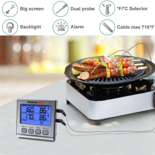 ThermoPro food thermometer with dual probes - 4