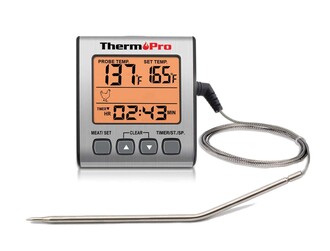 ThermoPro Dijital Problu Et Barbekü Gıda Termometresi - Thumbnail