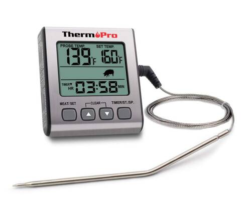 ThermoPro  Dijital Problu Et Barbekü Gıda Termometresi - 5