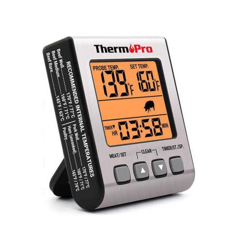 ThermoPro  Dijital Problu Et Barbekü Gıda Termometresi - 4