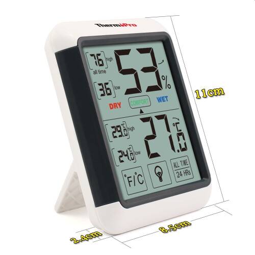 ThermoPro TP55 İç Mekan Sıcaklık ve Nem Ölçer - 3
