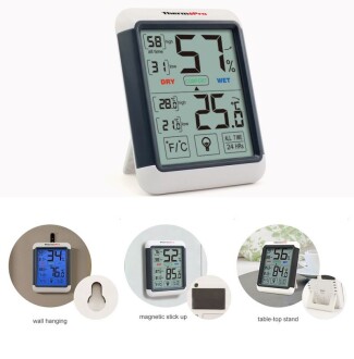 ThermoPro TP55 İç Mekan Sıcaklık ve Nem Ölçer - 6