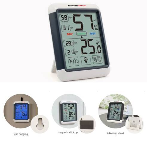 ThermoPro TP55 İç Mekan Sıcaklık ve Nem Ölçer - 6