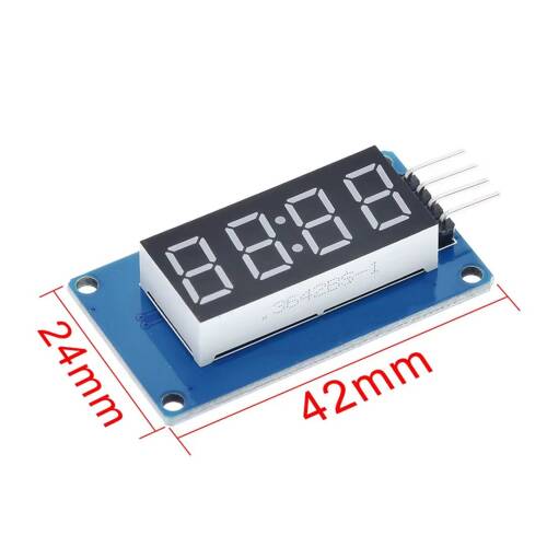 TM1637 4 haneli 7 Segment LED Ekran - 4