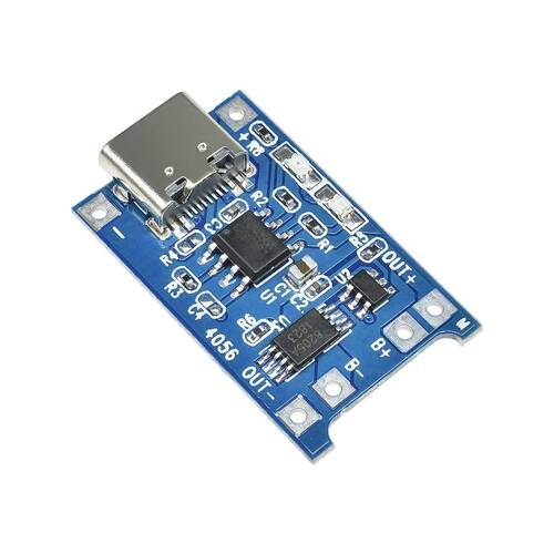 TP4056 1A Lityum Pil Şarj Modülü Type-C USB Şarj Korumalı