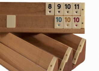 Tuana Game Masif Doğal Ahşap Okey Takımı Açık - 5