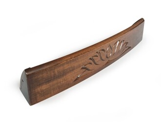 Tuana Game Masif Doğal Ahşap Oval Okey Takımı Oymalı - 10