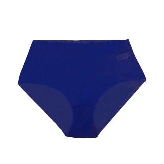 U&ME 3'lü Lazer Kesim Yüksek Bel Slip Kadın Tül Külot Lacivert-Kırmızı-Bej - 5