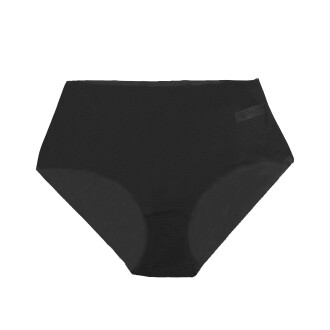 U&ME 3'lü Lazer Kesim Yüksek Bel Slip Kadın Tül Külot Siyah-Mor-Lila - 2