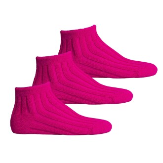 U&ME Women's Sleeping Socks 36-40 Pack Of 3 Fuchsia