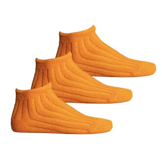 U&ME Women's Sleeping Socks 36-40 Pack Of 3 Orange
