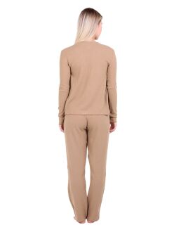 U&ME Ribbed Crop 3lü Takımı Camel - 3