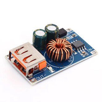 Aek-Tech - USB DC Step-Down Modül 12V24V to QC3.0 Mobil Telefon Hızlı Şarj Modülü QCMINI