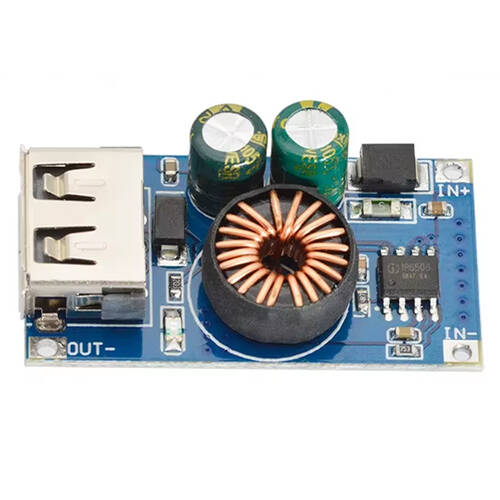 USB DC Step-Down Modül 12V24V to QC3.0 Mobil Telefon Hızlı Şarj Modülü QCMINI