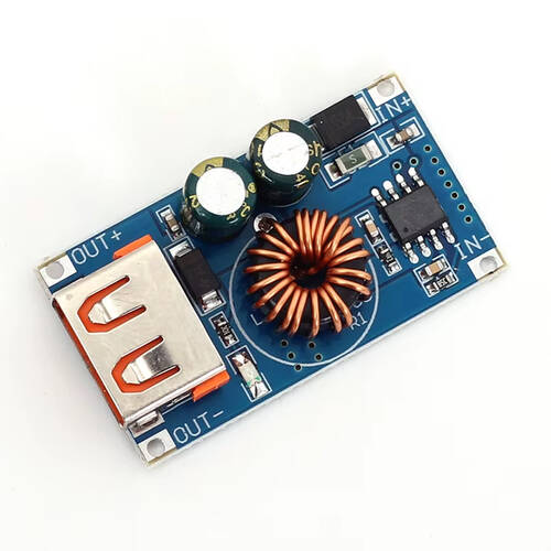 USB DC Step-Down Modül 12V24V to QC3.0 Mobil Telefon Hızlı Şarj Modülü QCMINI