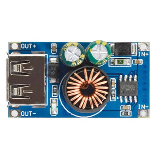 USB DC Step-Down Modül 12V24V to QC3.0 Mobil Telefon Hızlı Şarj Modülü QCMINI