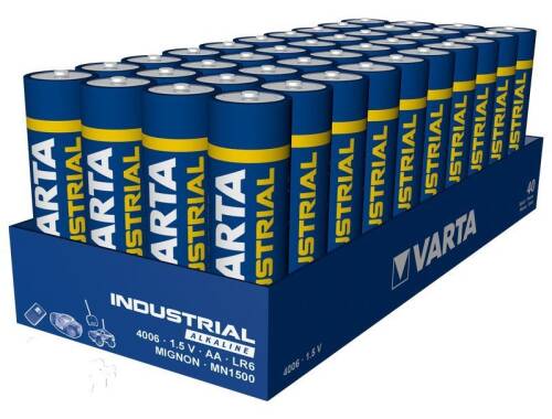 VARTA Endüstriyel 40 Adet AA İnce Kalem Pil 1.5V Alkalin - 1