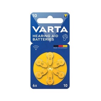 VARTA Kulaklık ve İşitme Cihazı Pili 6&apos;lı Paket No:10