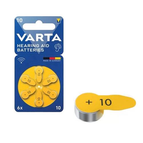 VARTA Kulaklık ve İşitme Cihazı Pili 6'lı Paket No:10