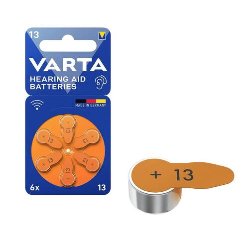 VARTA Kulaklık ve İşitme Cihazı Pili 6'lı Paket No:13