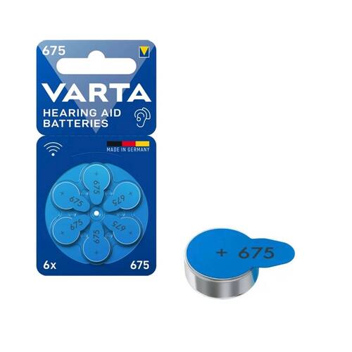 VARTA Kulaklık ve İşitme Cihazı Pili 6'lı Paket No:675