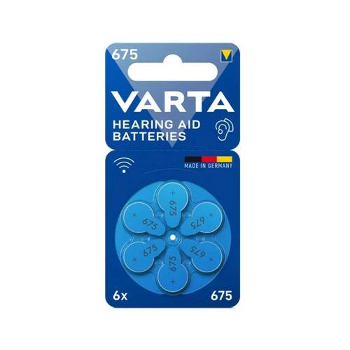 VARTA Kulaklık ve İşitme Cihazı Pili 6'lı Paket No:675 - 1