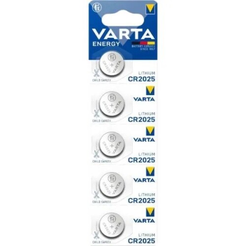 VARTA Lithium 5 Adet CR-2025 3V Lityum Pil CR2025 - 1