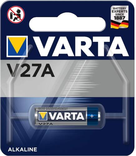 VARTA V27A  A27 12V Alkalin Pil - 1