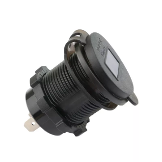 Voltmetreli USB Portu 4.2A 12V 24V Kırmızı Led Işıklı - 3