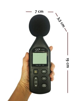 WINTACT WT1357 Ses Seviyesi Desibel Ölçer Desibelmetre - 4