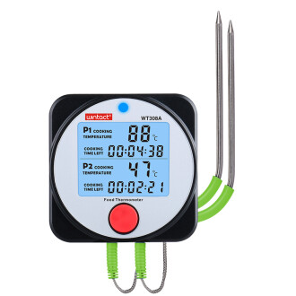 WINTACT WT308A 2 Channels Digital Probe Grill Thermometer