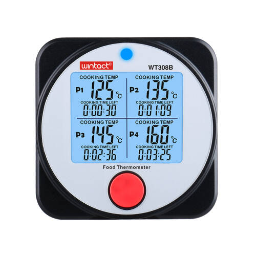 WINTACT WT308B 4 Kanal Bluetooth Dijital Saplamalı Gıda Termometresi - 2