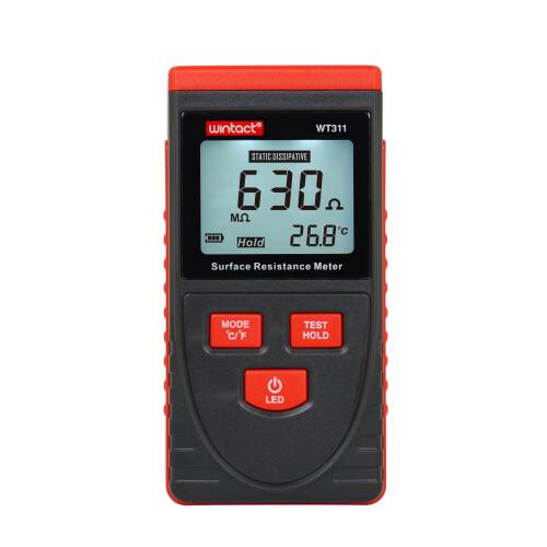 Wintact WT311 Yüzeysel Direnç Ölçer Surface Resistance Meter - 1