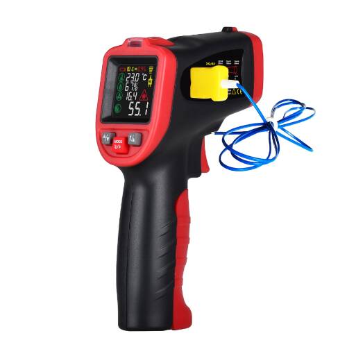 Wintact WT323E Renkli Ekran Infrared Termometre 1050C Termokupl UV Kaçak Tespiti - 2