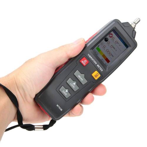 Wintact WT63B Vibrasyon Titreşim Ölçer Renkli Ekran - 3
