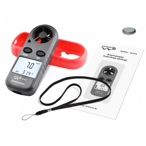 WINTACT WT816 Dijital Anemometre Hava Akım Ölçer - 8