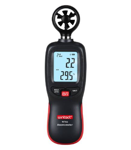 WINTACT WT82 Dijital Anemometre Hava Hız Ölçer - 1
