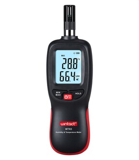 Wintact - WINTACT WT83 High Precision Moisture Meter Thermometer