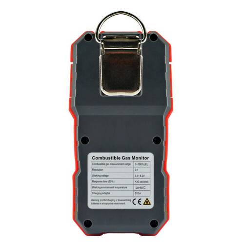 Wintact WT8811 Çoklu Gaz Analiz Cihazı Oksijen Hidrojen Sülfür Karbon Monoksit Patlayıcı Gazlar LEL - 5