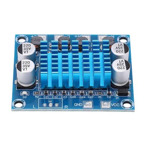 XH-A232 HD Dijital Audio Ses Güç Amplifikatörü Arttırıcı Modül 12V24V Ses Genişletme Kartı Dual Kanal 30W