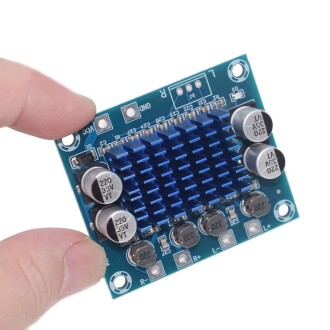 XH-A232 HD Dijital Audio Ses Güç Amplifikatörü Arttırıcı Modül 12V24V Ses Genişletme Kartı Dual Kanal 30W - 3