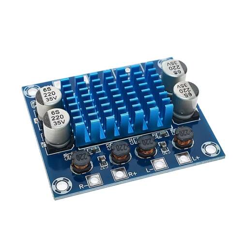 XH-A232 HD Dijital Audio Ses Güç Amplifikatörü Arttırıcı Modül 12V24V Ses Genişletme Kartı Dual Kanal 30W - 9