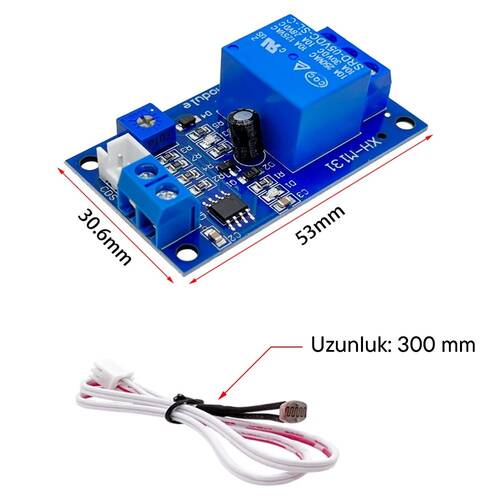 XH-M131 5V Işık Kontrol Sensör Röle Kartı Otomatik Parlaklık Kontrol