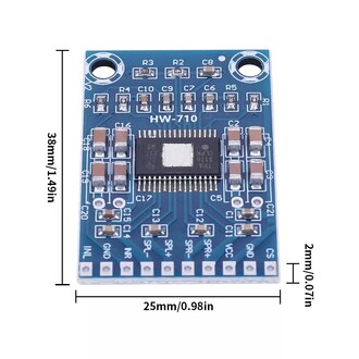 XH-M562 TPA3116D2 Mini Dijital Stereo Audio Amfi Kartı Class D Dual 50W - Thumbnail