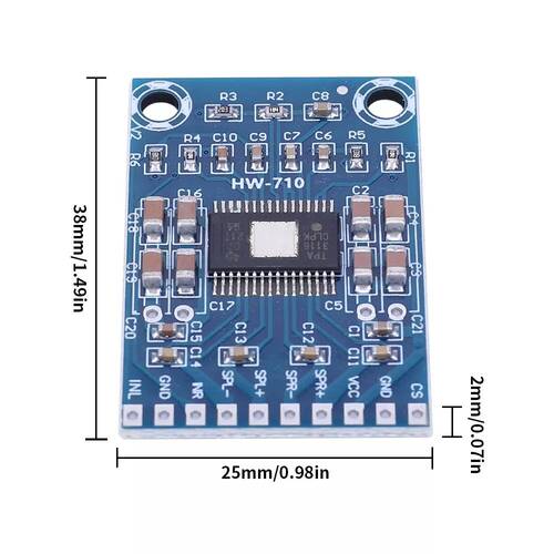 XH-M562 TPA3116D2 Mini Dijital Stereo Audio Amfi Kartı Class D Dual 50W