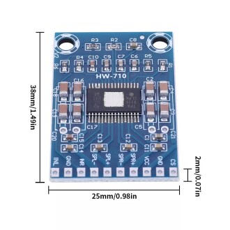 XH-M562 TPA3116D2 Mini Dijital Stereo Audio Amfi Kartı Class D Dual 50W - 4