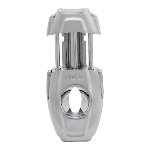 Xikar VX2 V-Cut Puro Kesici, Paslanmaz Çelik Bıçak, 64 Ring Gauge Uyumlu Derin V Kesim Profesyonel Puro Makası, Ergonomik Tek Elle Kullanım Krom - 3