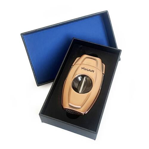 Xikar157 VX2 V-Cut Puro Makası Kesici Çok Amaçlı Delici Bronz